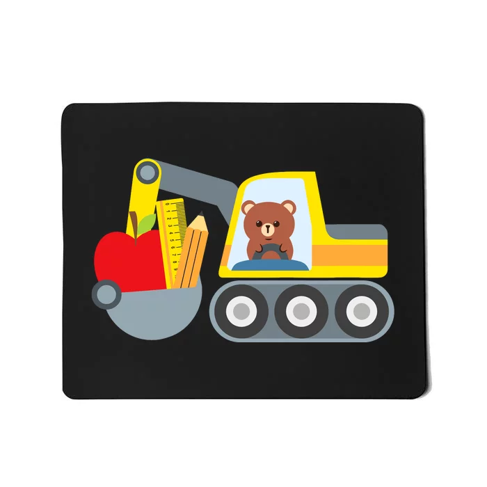 First Day Of School Boy Back To School Supply Truck Mousepad