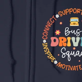 First Day Of School Bus Driver Gifts Full Zip Hoodie