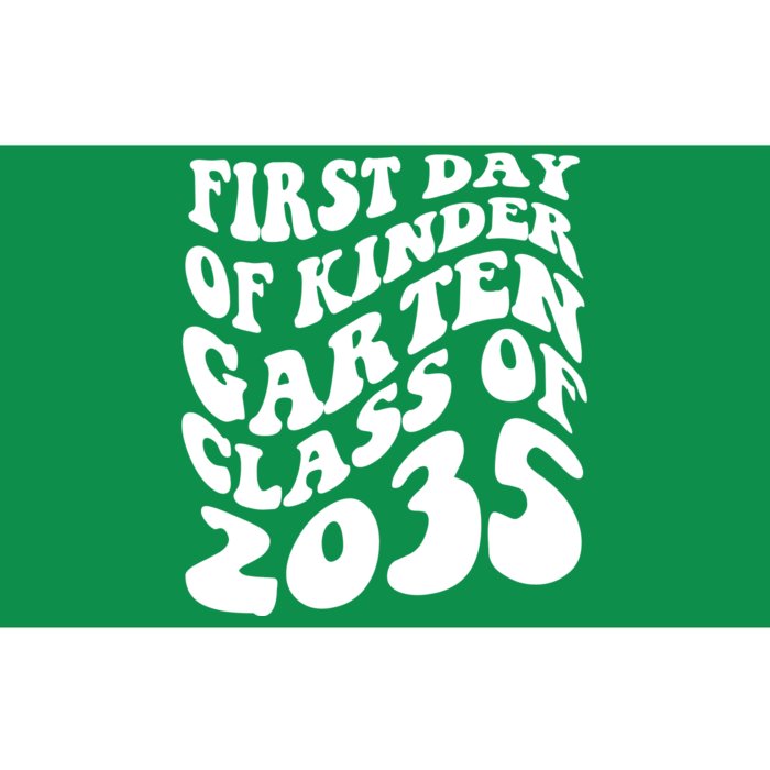 First Day Of Kindergarten Class Of 2035 Retro Bumper Sticker