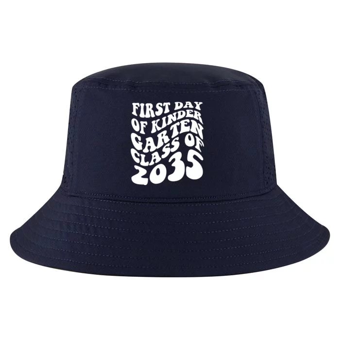 First Day Of Kindergarten Class Of 2035 Retro Cool Comfort Performance Bucket Hat