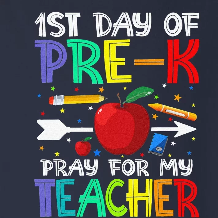 First Day Of PreK Pray For My Teacher Toddler Long Sleeve Shirt