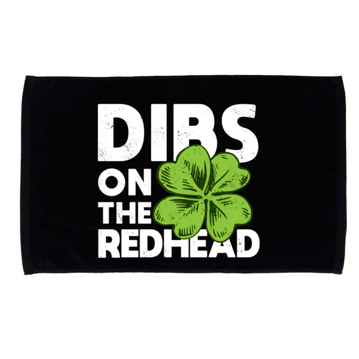 Funny Dibs On The Redhead For St Patricks Day Microfiber Hand Towel