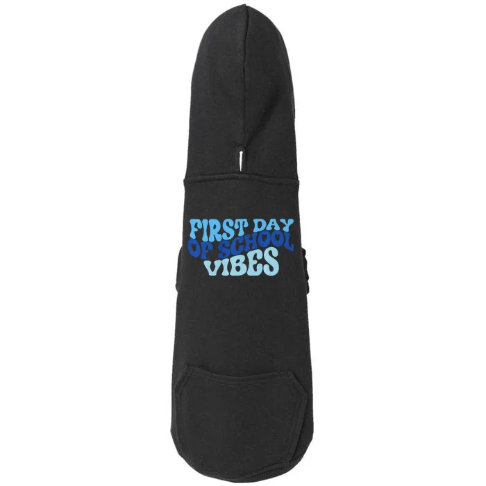 First Day Of School Vibes Doggie 3-End Fleece Hoodie