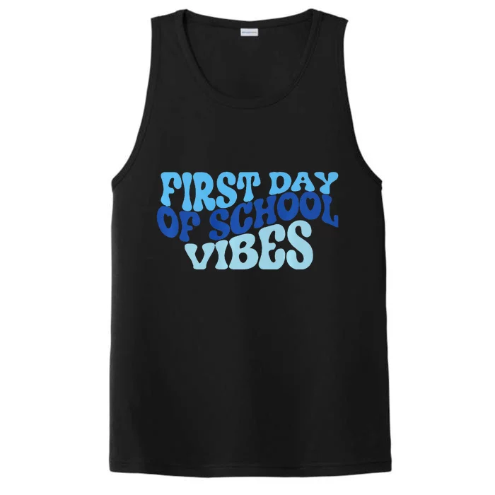 First Day Of School Vibes Performance Tank