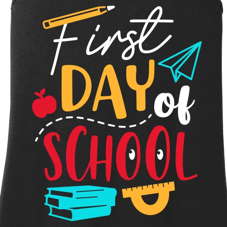 First Day Of School Cute Gift Ladies Essential Tank