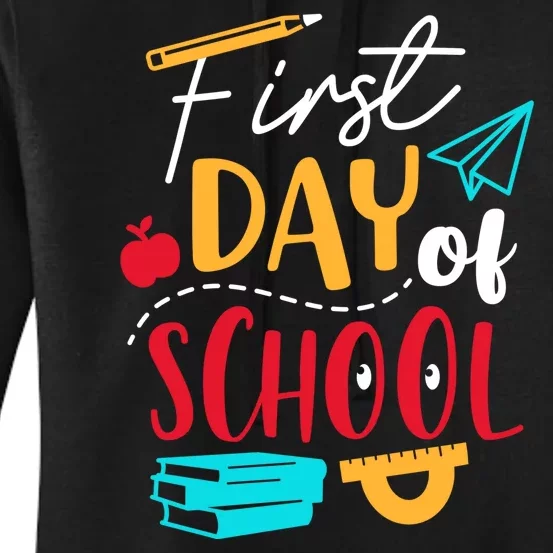 First Day Of School Cute Gift Women's Pullover Hoodie