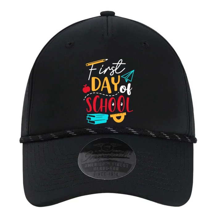 First Day Of School Cute Gift Performance The Dyno Cap