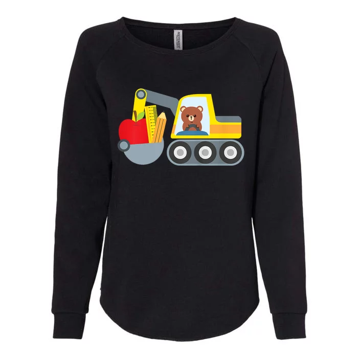 First Day Of School Back To School Supply Truck Womens California Wash Sweatshirt