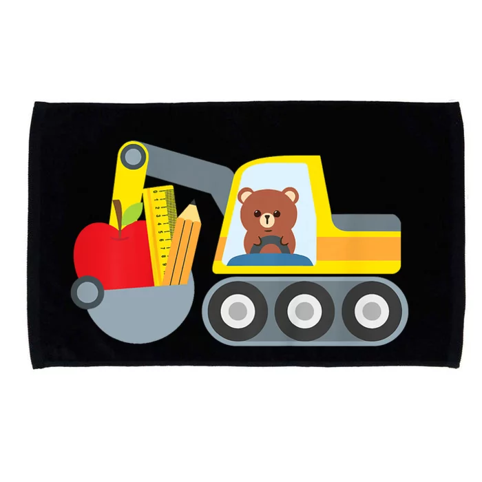 First Day Of School Back To School Supply Truck Microfiber Hand Towel