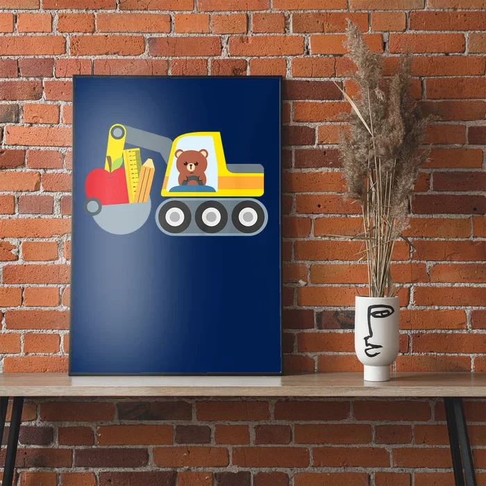 First Day Of School Back To School Supply Truck Poster