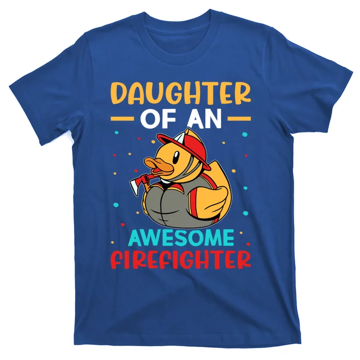 Firefighter: Daughter Of An Awesome Firefighter Cute Gift T-Shirt