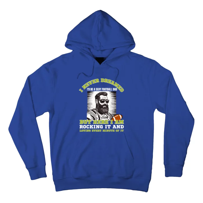 Football Dad Of American Football Player Son For Fathers Day Gift Hoodie