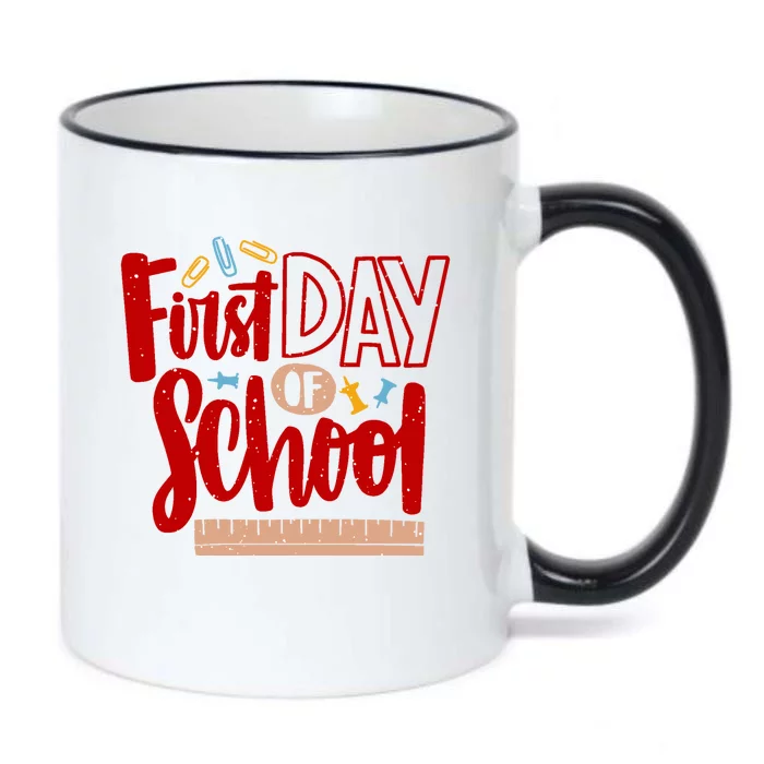 First Day Of School Cute Education Black Color Changing Mug