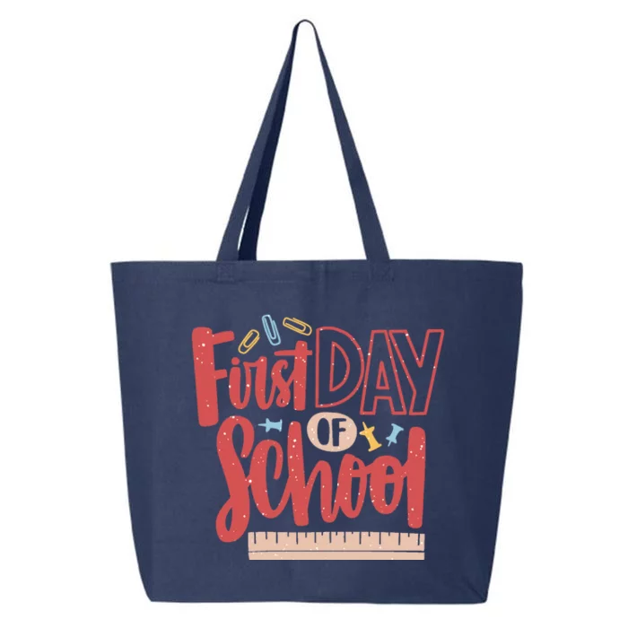 First Day Of School Cute Education 25L Jumbo Tote