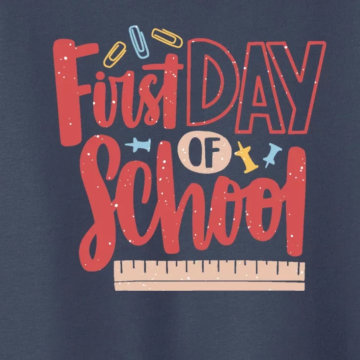 First Day Of School Cute Education Toddler T-Shirt