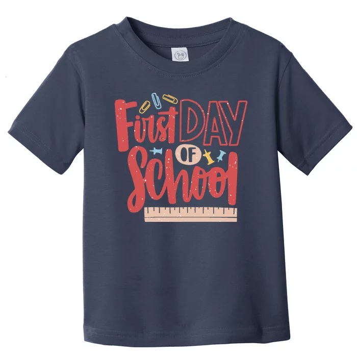 First Day Of School Cute Education Toddler T-Shirt