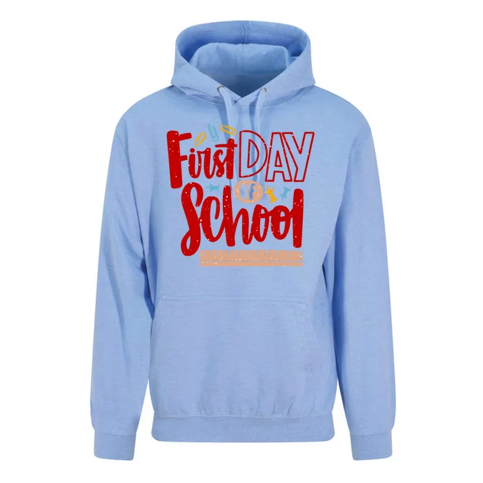 First Day Of School Cute Education Unisex Surf Hoodie