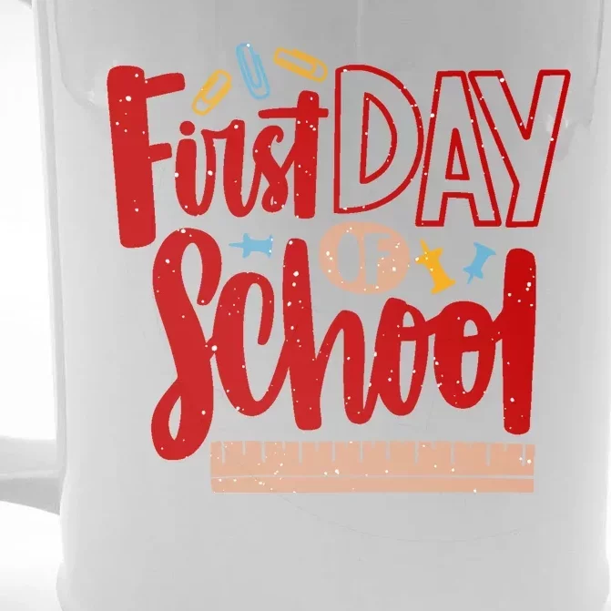 First Day Of School Cute Education Front & Back Beer Stein