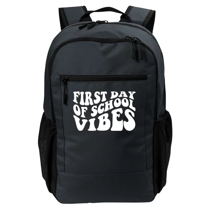 First Day Of School Vibes Retro Daily Commute Backpack