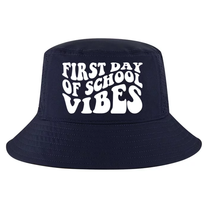 First Day Of School Vibes Retro Cool Comfort Performance Bucket Hat