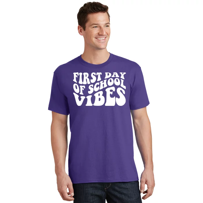 First Day Of School Vibes Retro T-Shirt