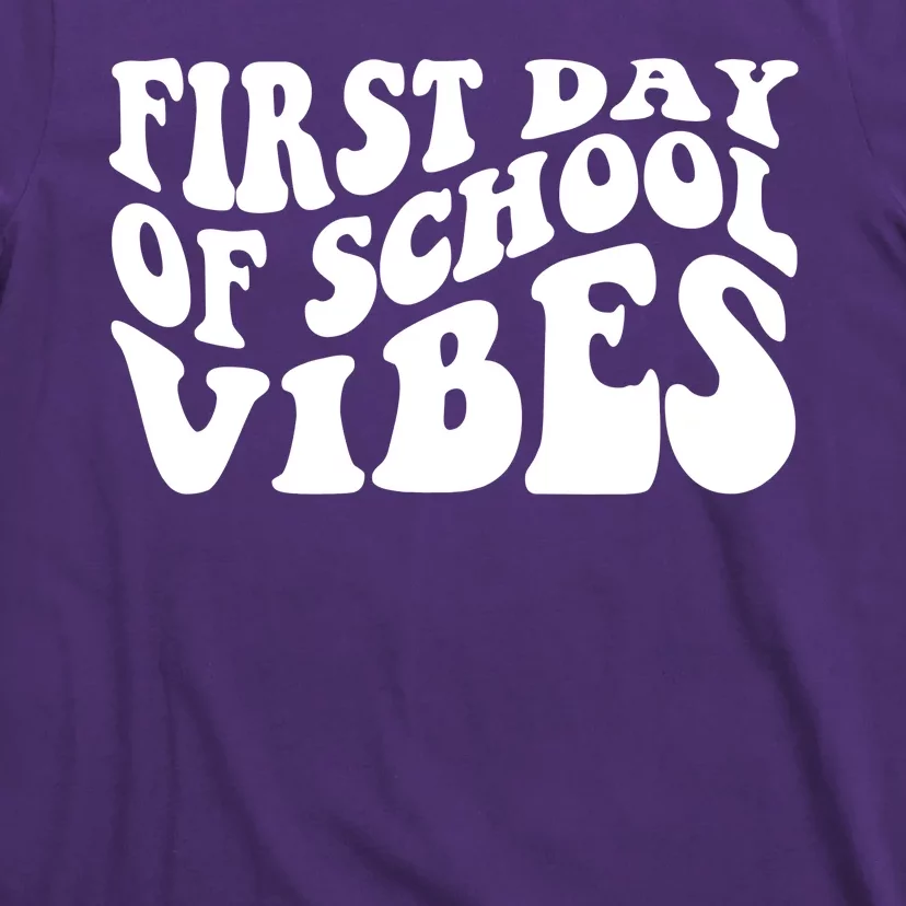 First Day Of School Vibes Retro T-Shirt