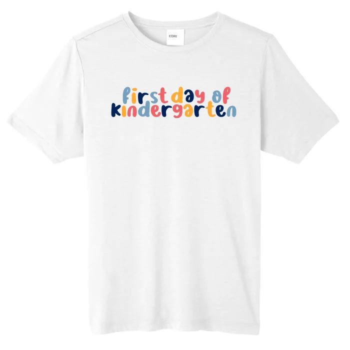 First Day Of Kindergarten Colorful Cute ChromaSoft Performance T-Shirt