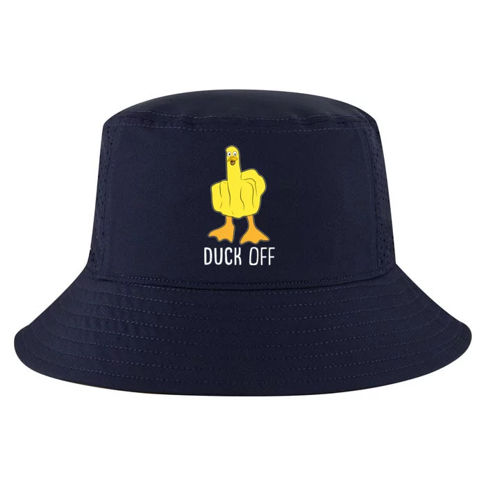 Funny Duck Off Middle Finger Cool Comfort Performance Bucket Hat