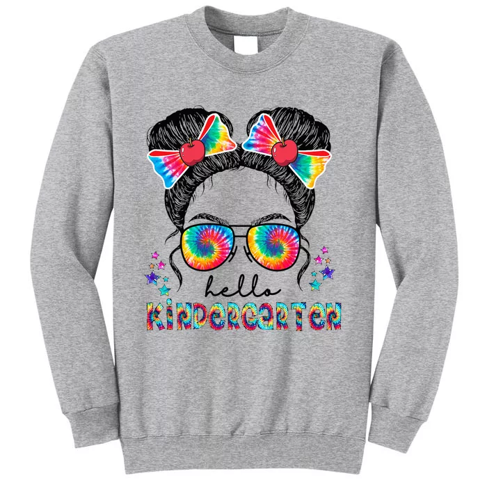 First Day Of Kindergarten For Hello Kindergarten Tall Sweatshirt