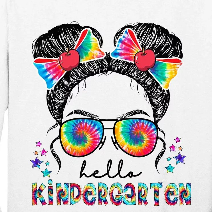 First Day Of Kindergarten For Hello Kindergarten Tall Long Sleeve T-Shirt