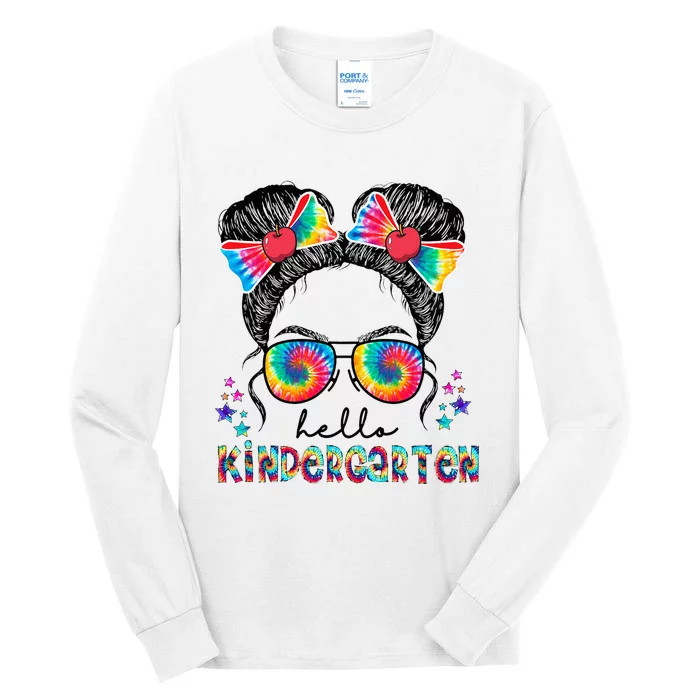 First Day Of Kindergarten For Hello Kindergarten Tall Long Sleeve T-Shirt