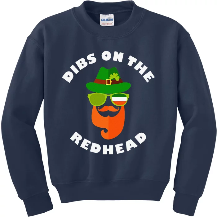 Funny Dibs Onhe Redhead St Patrick's Day Best Gift For Kids Sweatshirt