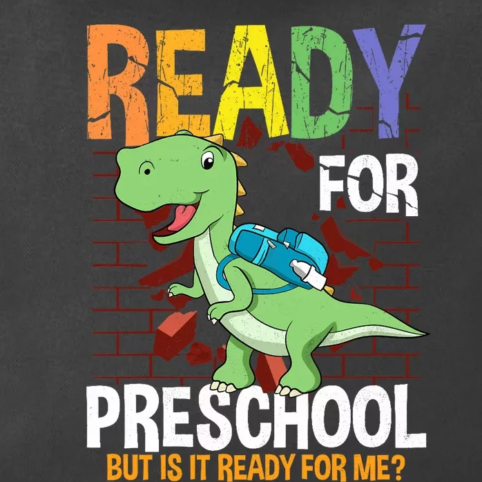 First Day Of Preschool Boy Ready For Pre-School Zip Tote Bag