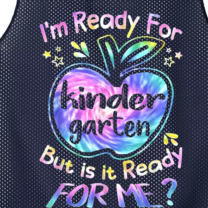 First Day Of Kindergarten Tie Dye Back To School Boy Kids Mesh Reversible Basketball Jersey Tank