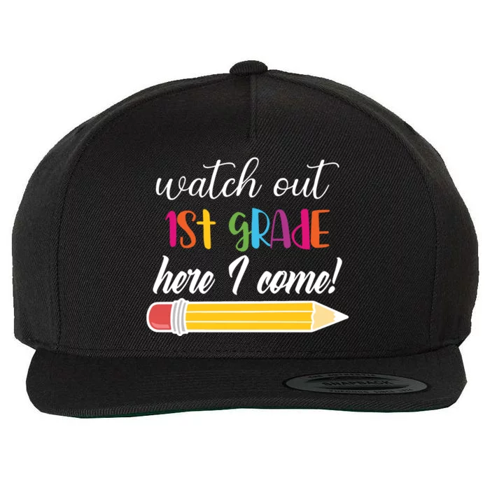 First Day Of Kindergarten Back To School Teacher Gift Wool Snapback Cap