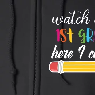 First Day Of Kindergarten Back To School Teacher Gift Full Zip Hoodie