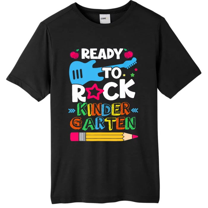 First Day Of Kindergarten Ready To Rock Kindergarten ChromaSoft Performance T-Shirt