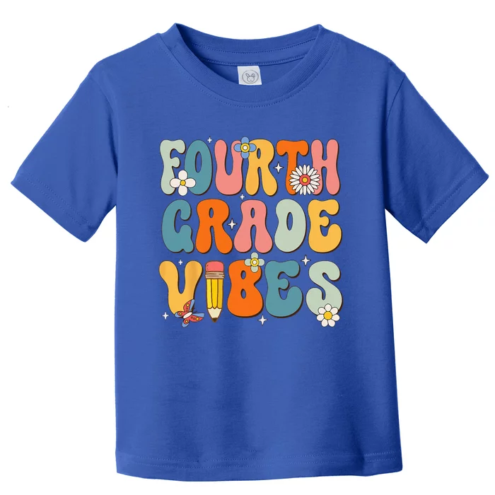 First Day Of School Fourth Grade Vibes Back To School Toddler T-Shirt