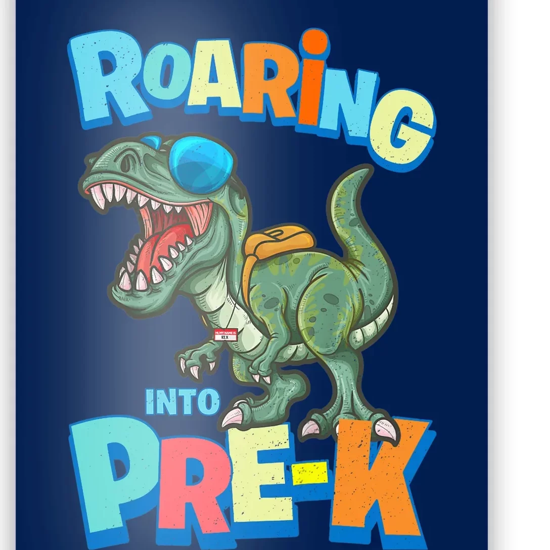 first-day-of-pre-k-dinosaur-back-to-school-t-rex-preschool-poster