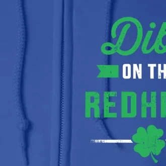 Funny Dibs On The Redhead For St Patricks Day Party Meaningful Gift Full Zip Hoodie