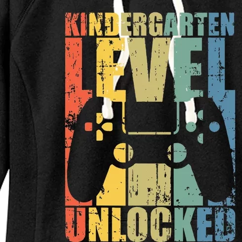 First Day of Kindergarten Level Unlocked Back To School Women's Fleece Hoodie