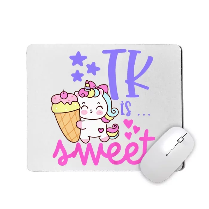 First Day of TK Unicorn Transitional Kindergarten Mousepad