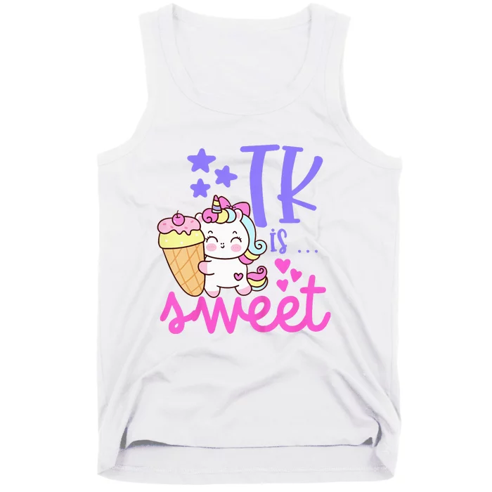 First Day of TK Unicorn Transitional Kindergarten Tank Top