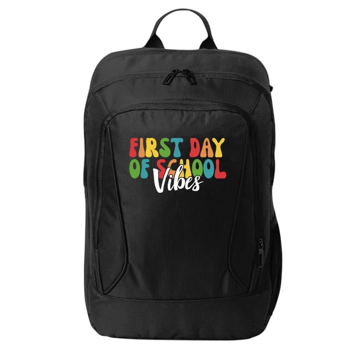 First Day Of School Vibes City Backpack