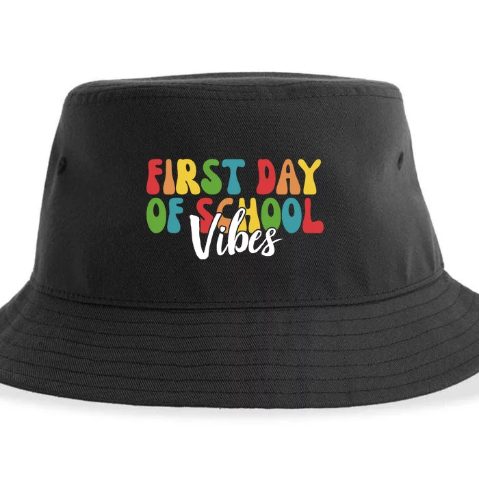 First Day Of School Vibes Sustainable Bucket Hat