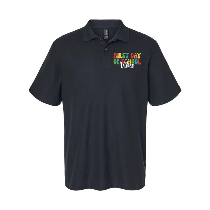 First Day Of School Vibes Softstyle Adult Sport Polo