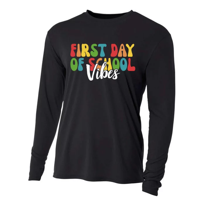 First Day Of School Vibes Cooling Performance Long Sleeve Crew