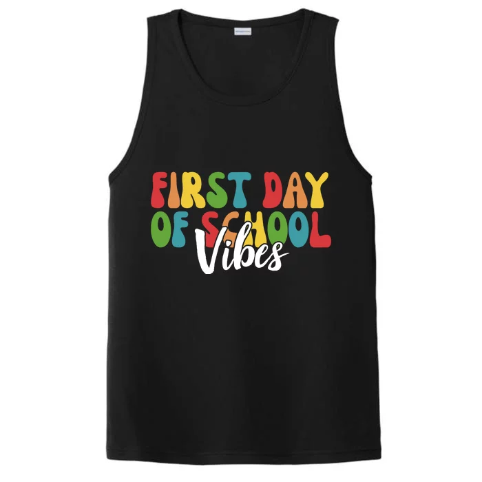 First Day Of School Vibes Performance Tank