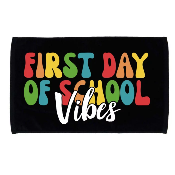 First Day Of School Vibes Microfiber Hand Towel