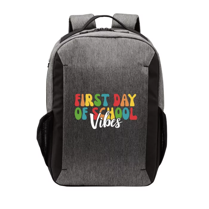 First Day Of School Vibes Vector Backpack